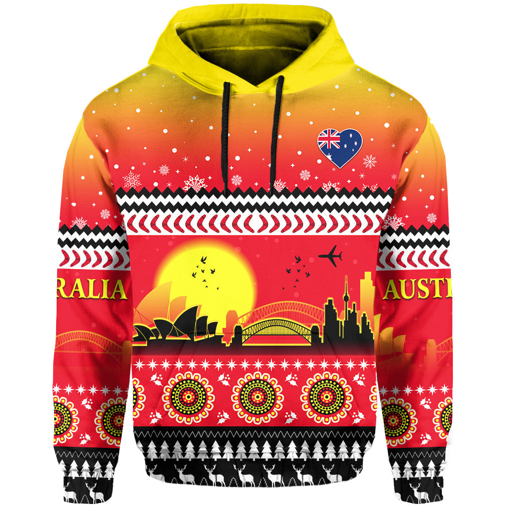 custom-personalised-australia-christmas-hoodie-proud-sydney-opera-house