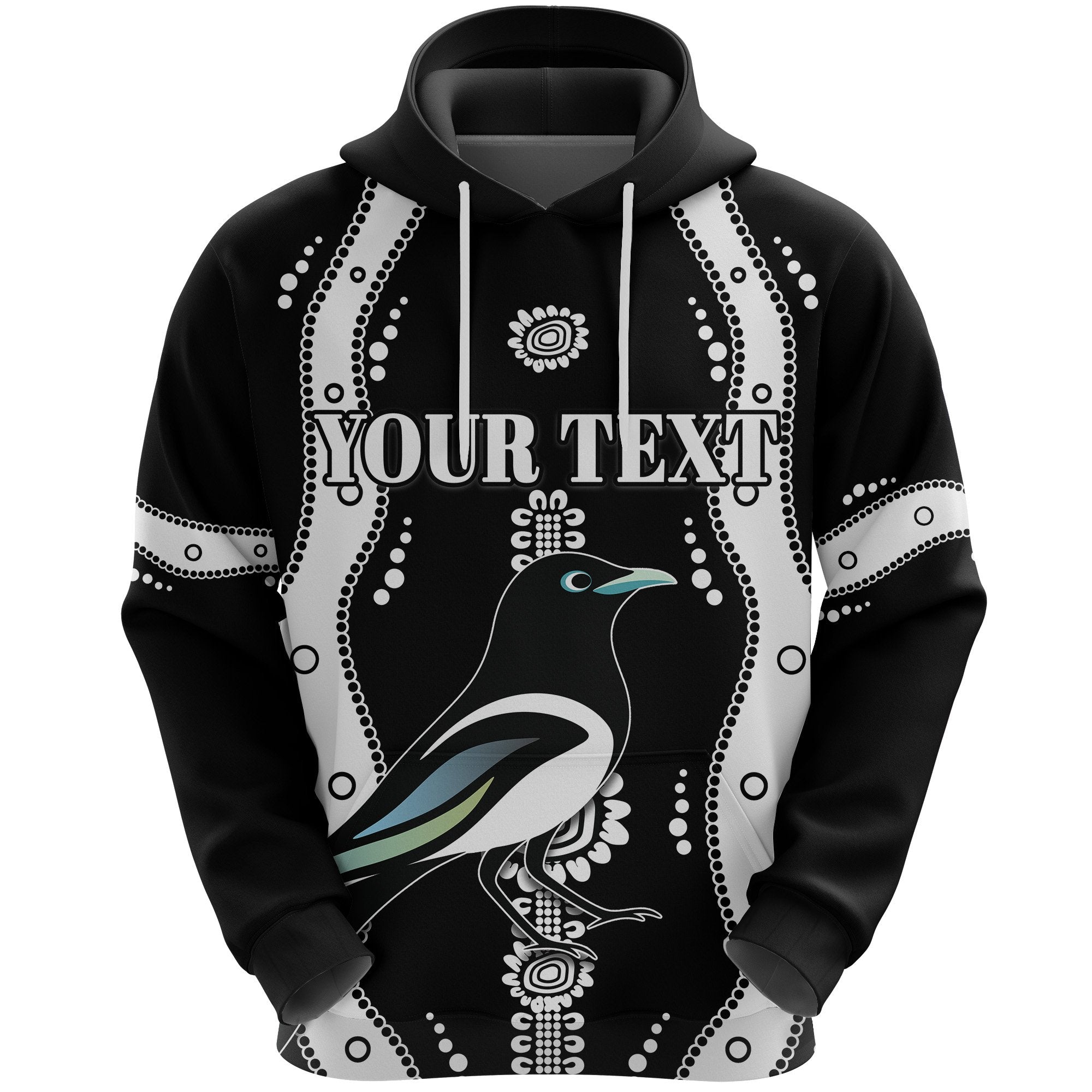 custom-personalised-collingwood-hoodie-pies-indigenous-black