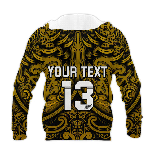 custom-text-and-number-new-zealand-silver-fern-rugby-hoodie-all-black-gold-nz-maori-pattern