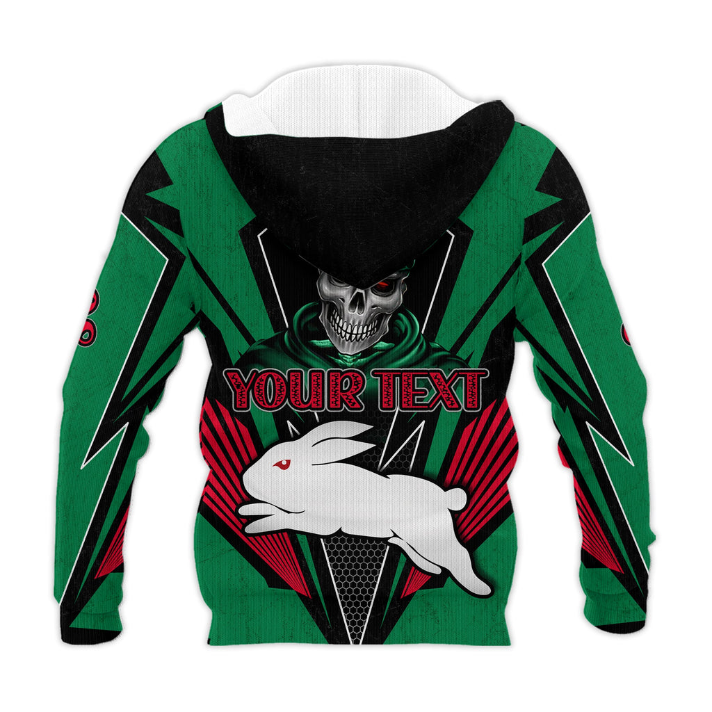 custom-personalised-rabbitohs-rugby-hoodie-mascot-south-sydney-since-1908-cool-skull