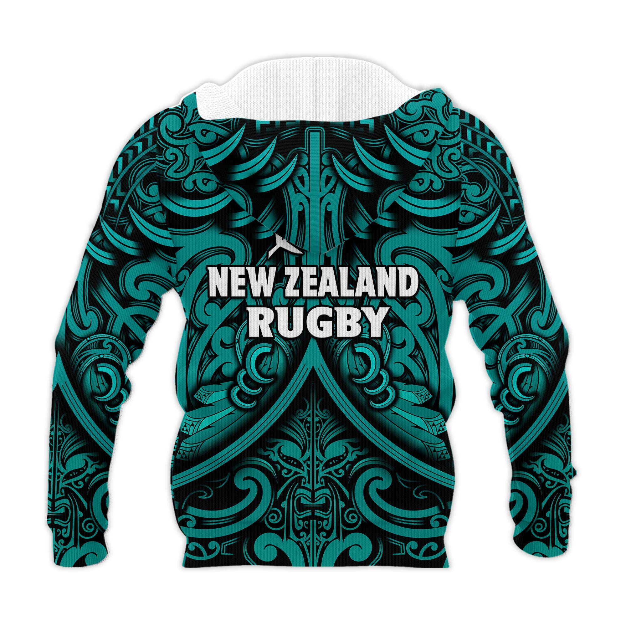 new-zealand-silver-fern-rugby-hoodie-all-black-turquoise-nz-maori-pattern