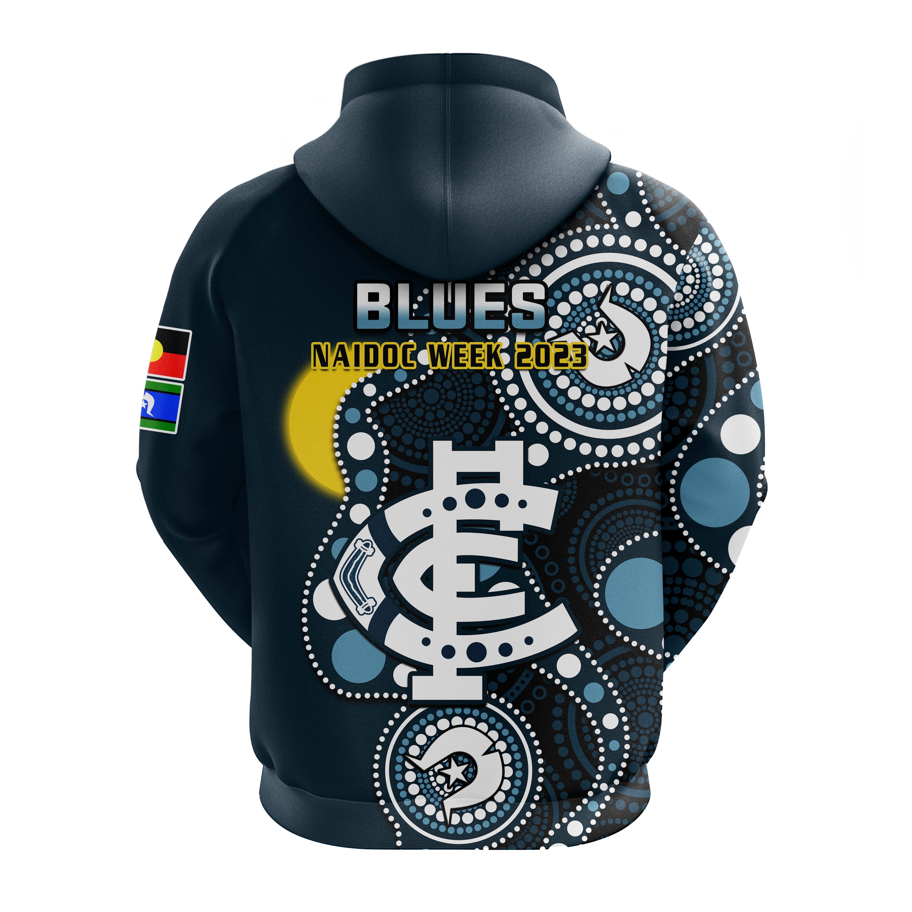 carlton-football-naidoc-2023-hoodie-blues-for-our-elders-indigenous-art