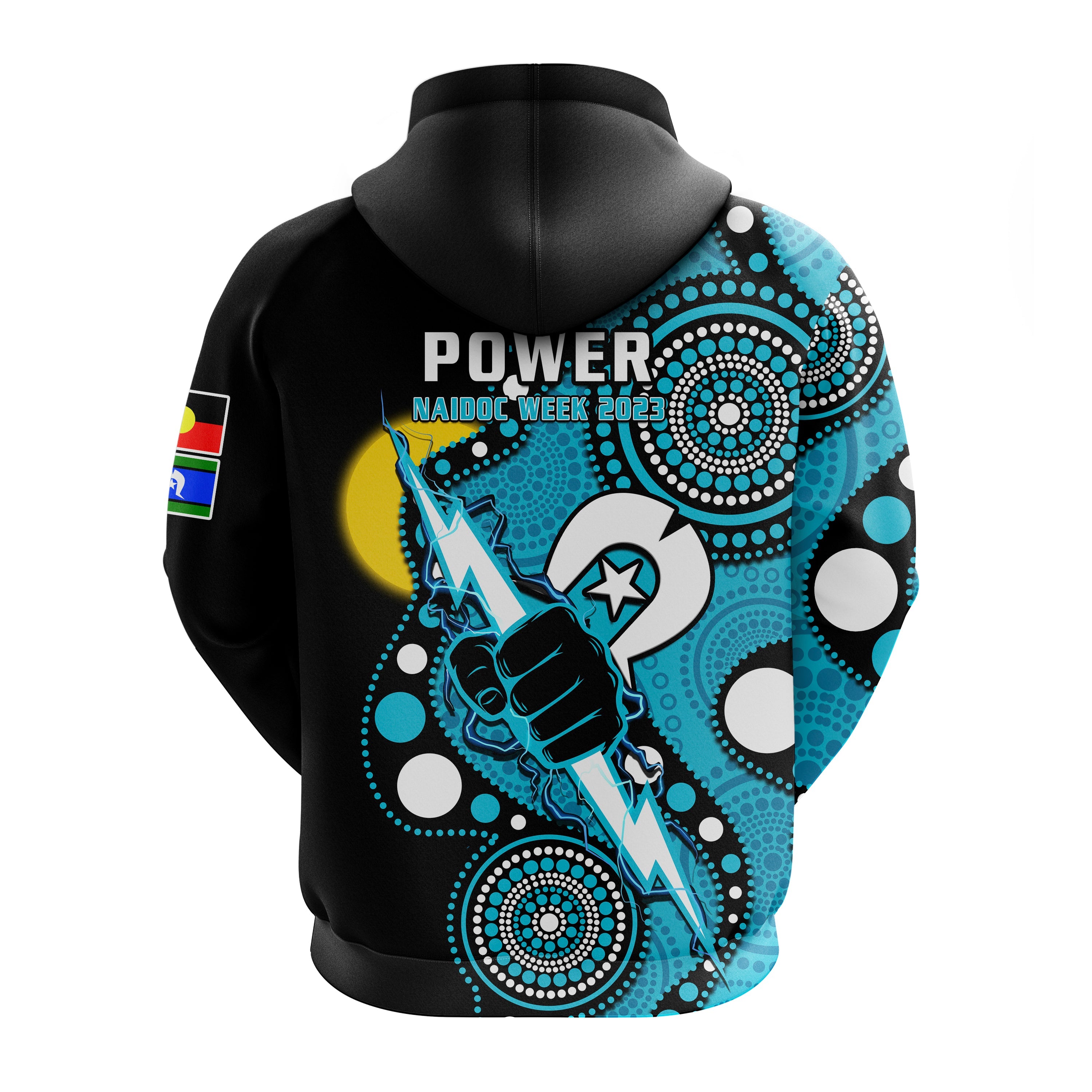 port-adelaide-football-naidoc-2023-hoodie-for-our-elders-indigenous-art