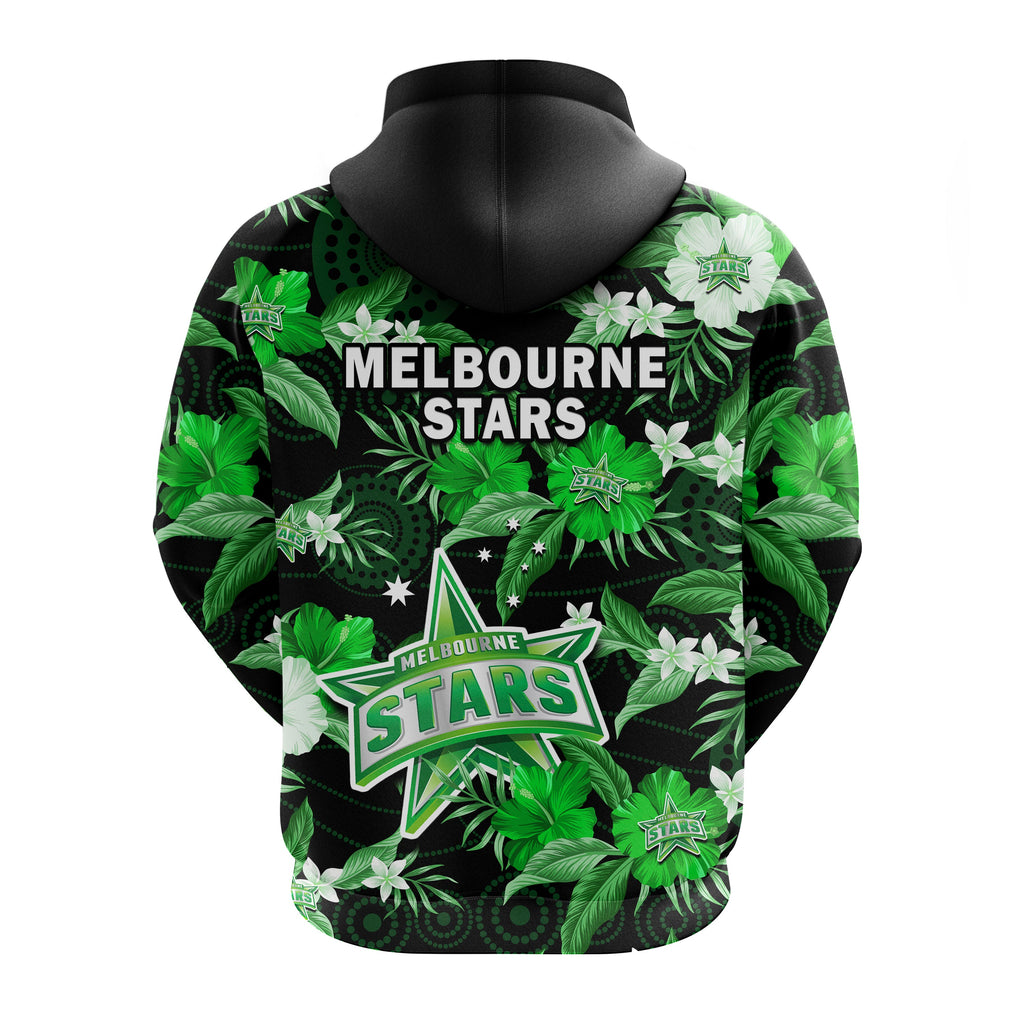 melbourne-stars-cricket-hoodie-aboriginal-art-mix-tropical-flowers