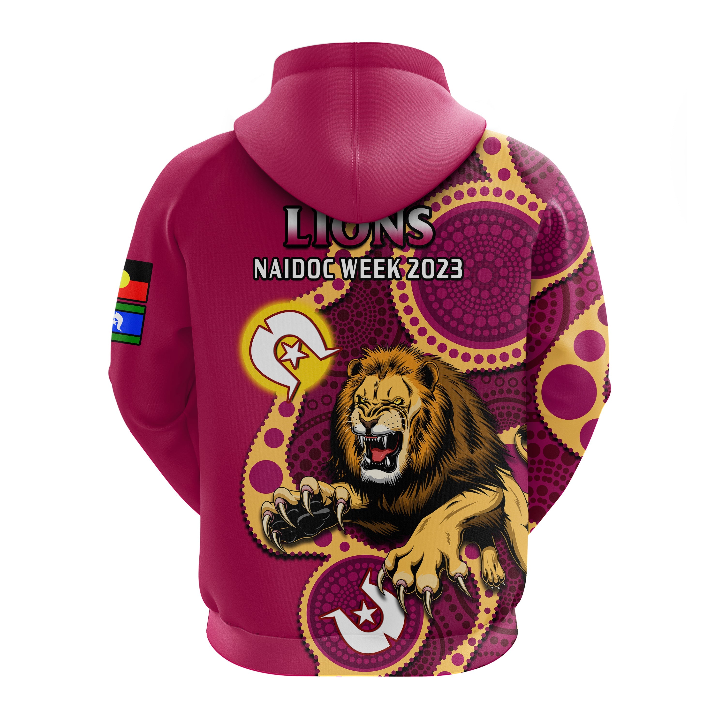 brisbane-lions-football-naidoc-2023-hoodie-for-our-elders-indigenous-art