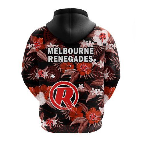 melbourne-renegades-cricket-hoodie-aboriginal-art-mix-tropical-flowers