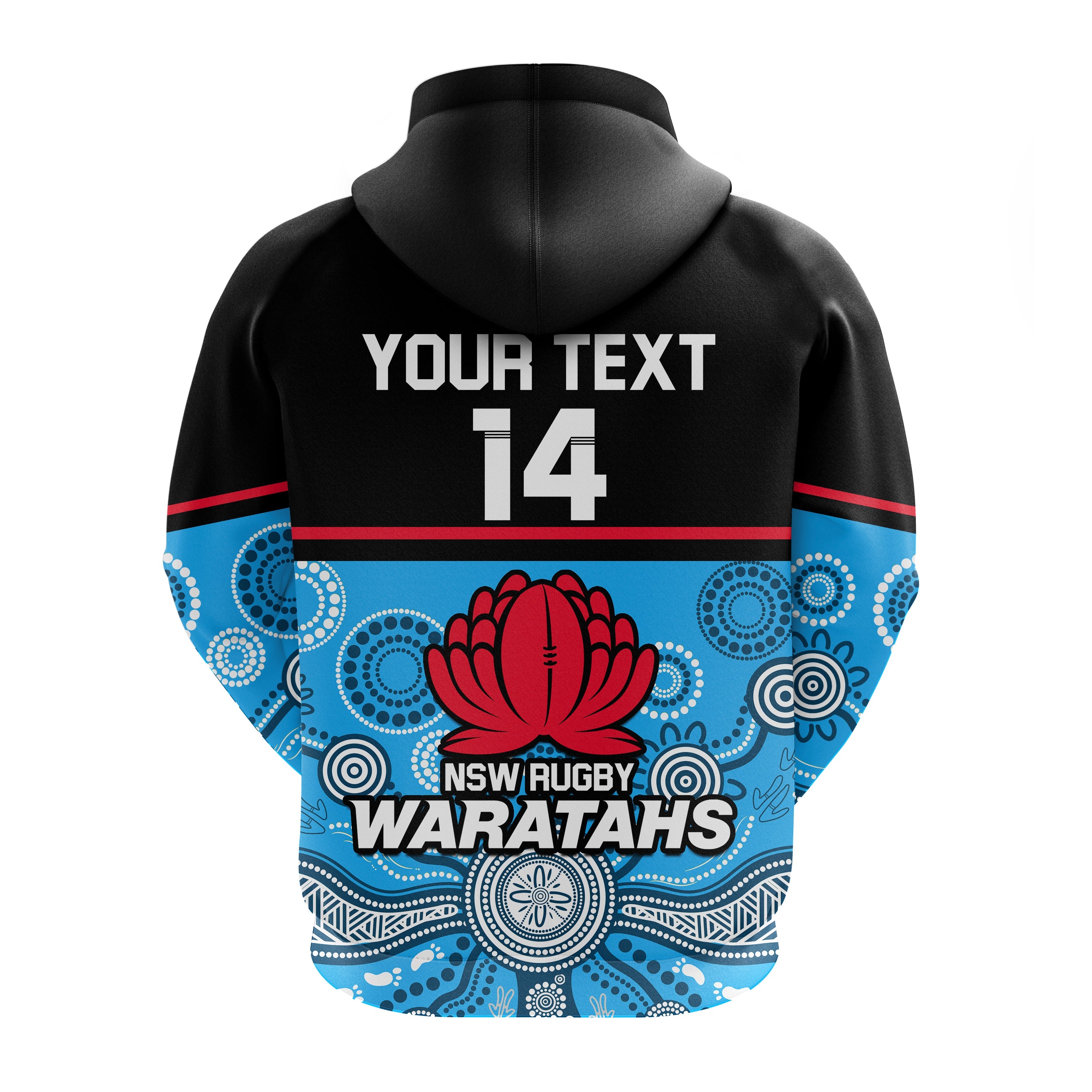 custom-text-and-number-waratahs-super-rugby-2023-hoodie-nsw-tahs-indigenous-art