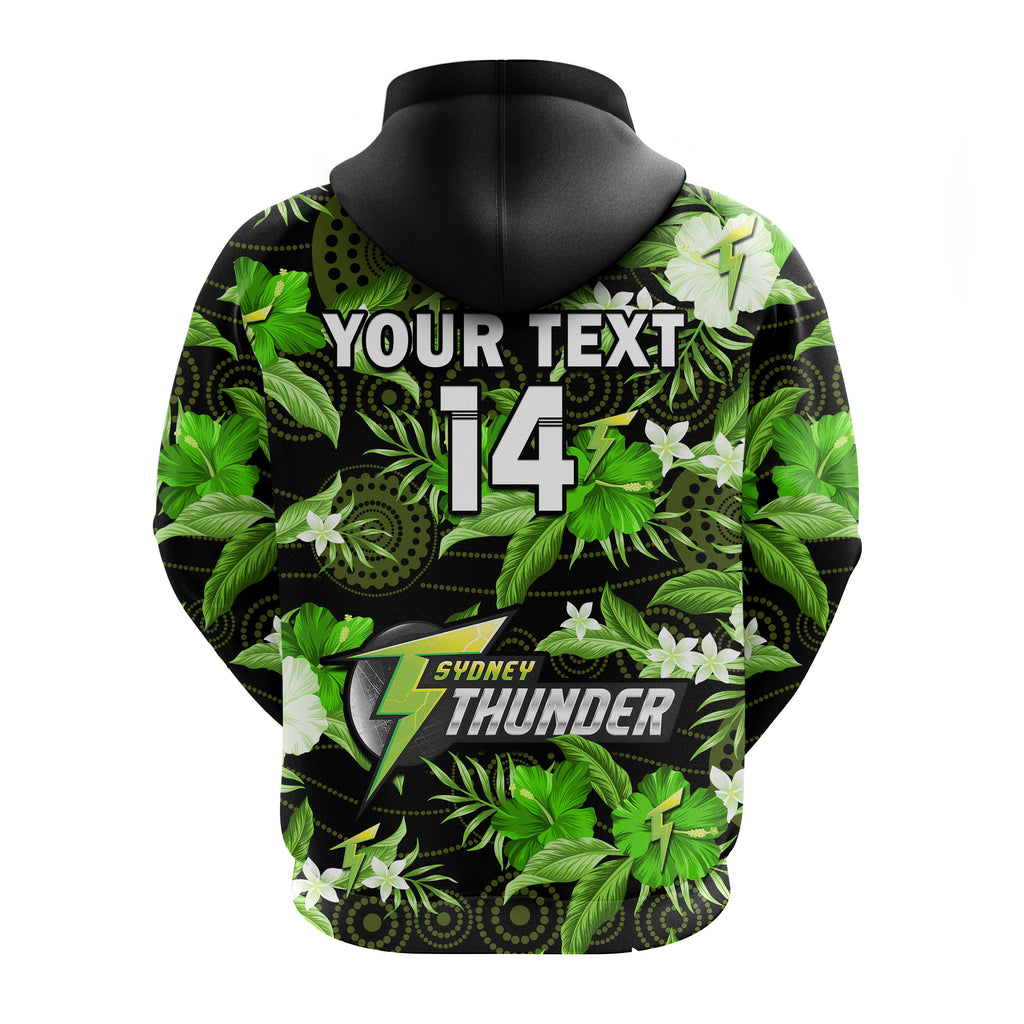 custom-text-and-number-sydney-thunder-cricket-hoodie-aboriginal-art-mix-tropical-flowers