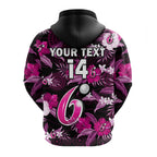 custom-text-and-number-sydney-sixers-cricket-hoodie-aboriginal-art-mix-tropical-flowers