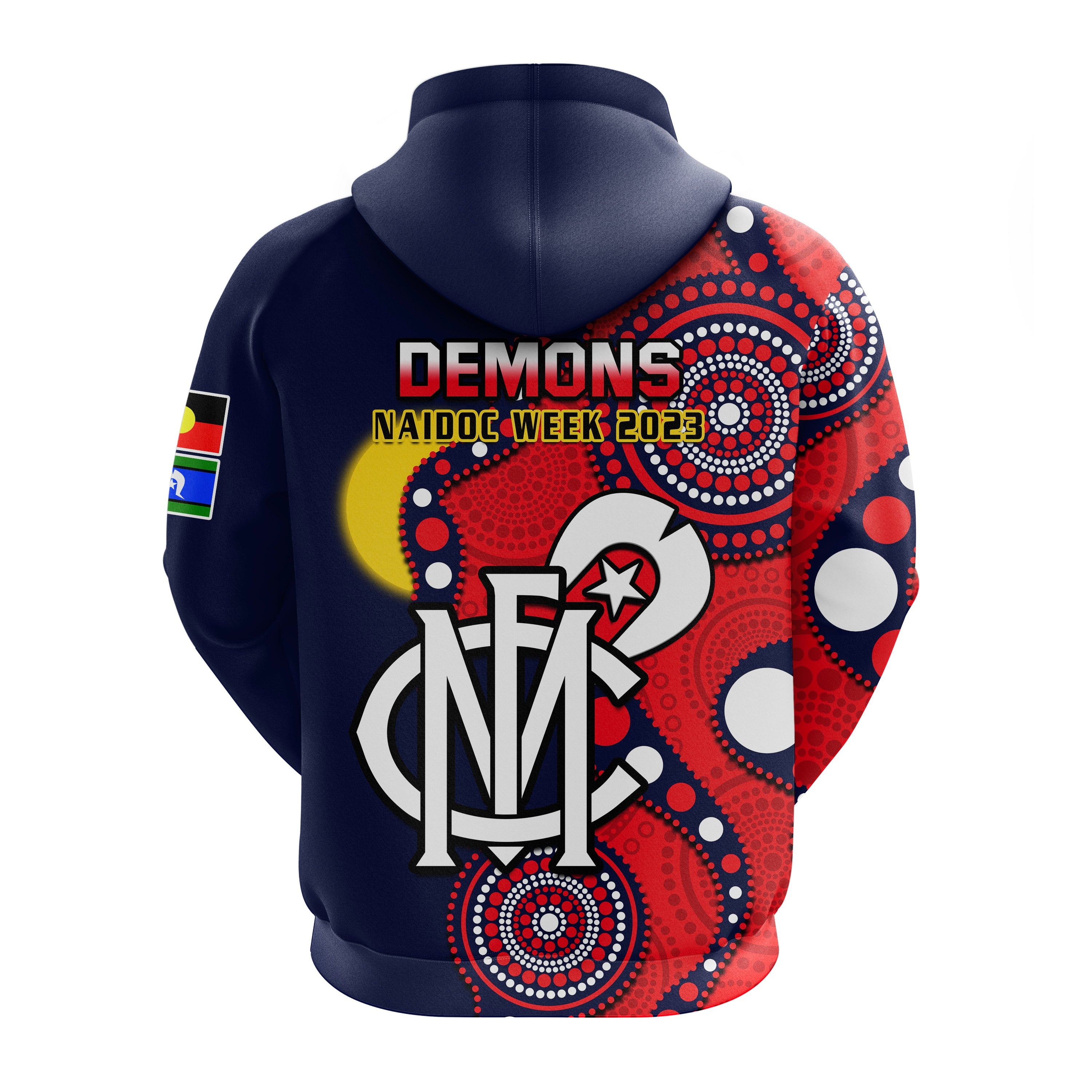 melbourne-football-naidoc-2023-hoodie-demons-for-our-elders-indigenous