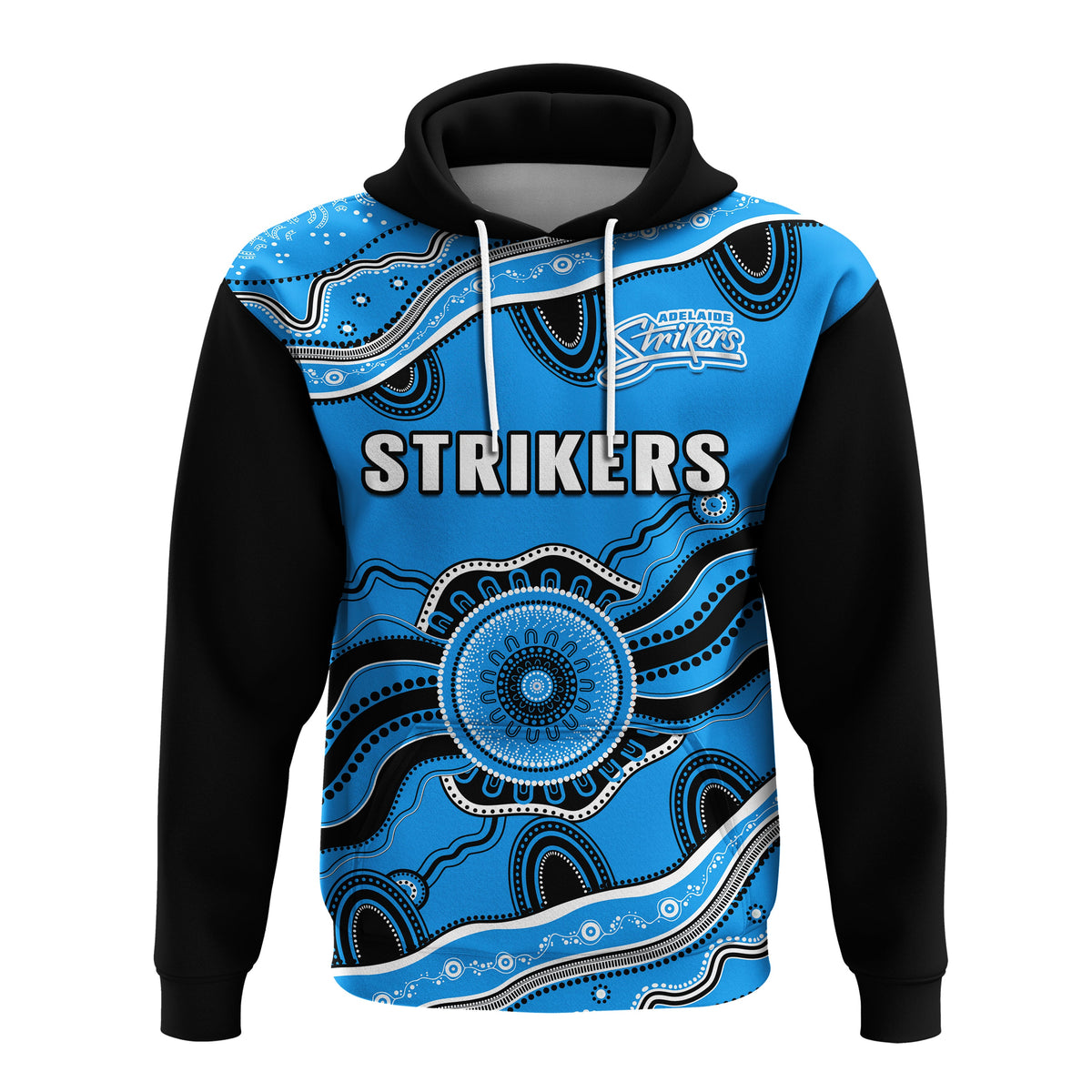 custom-text-and-number-adelaide-strikers-cricket-hoodie-aboriginal-painting