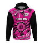 custom-text-and-number-sixers-cricket-hoodie-sydney-aboriginal-painting