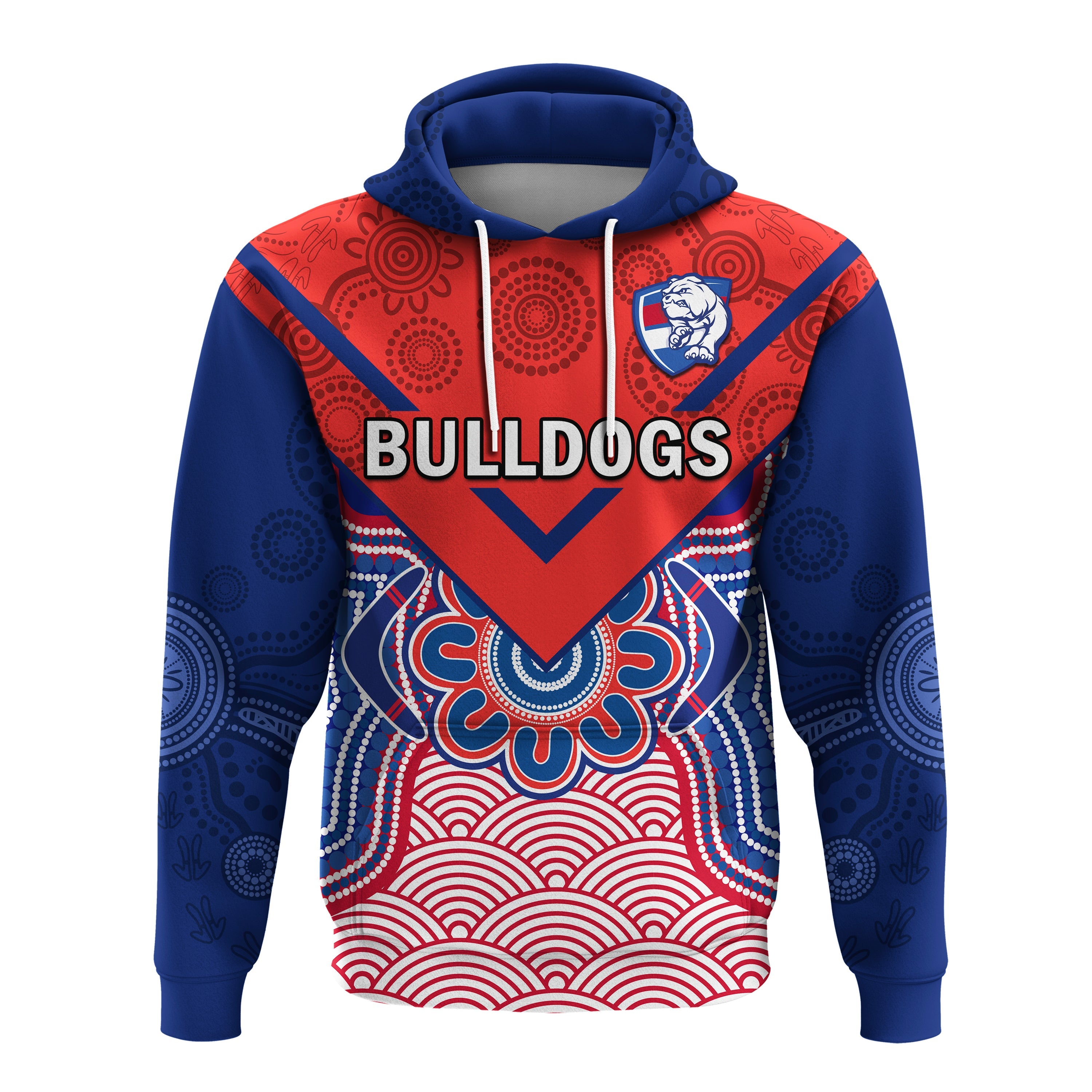 custom-text-and-number-bulldogs-football-hoodie-western-doggies-aboriginal-art