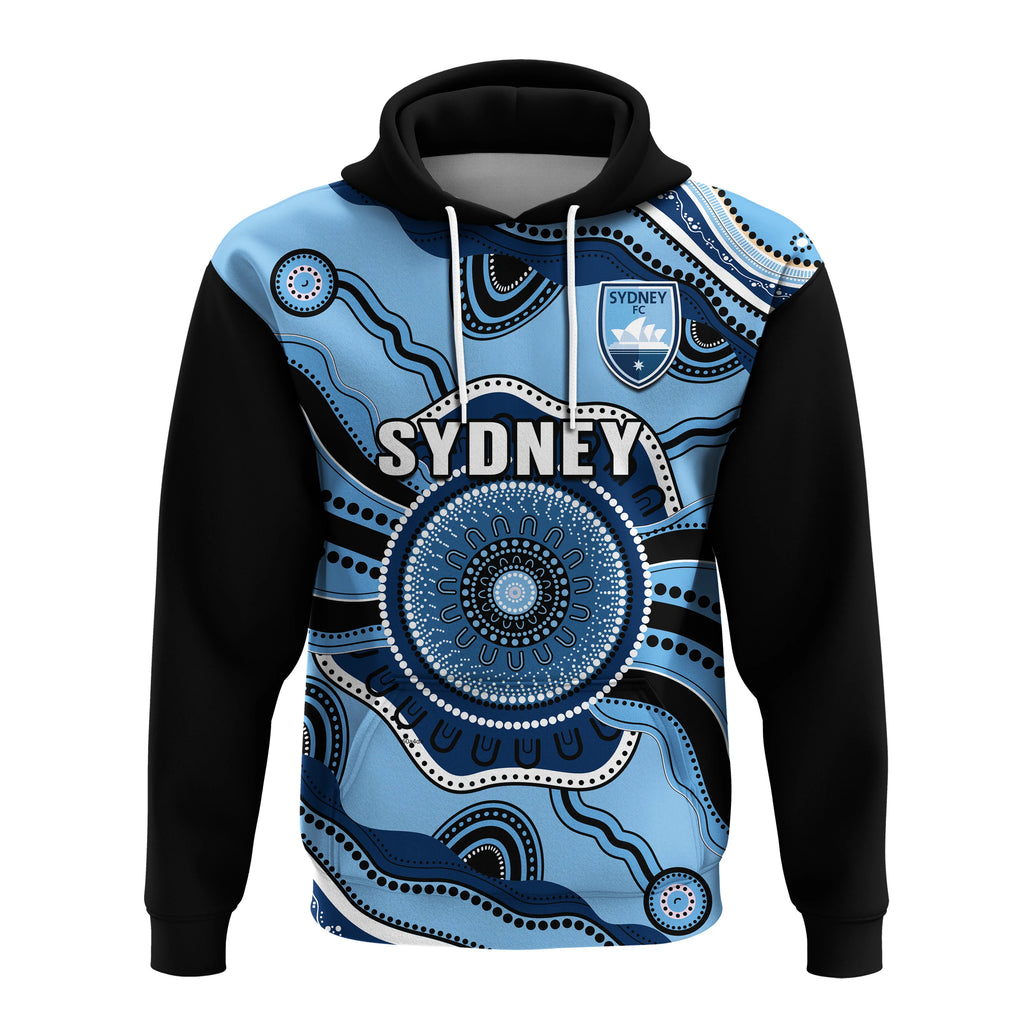 custom-text-and-number-sydney-football-hoodie-aboriginal-go-sky-blues-art