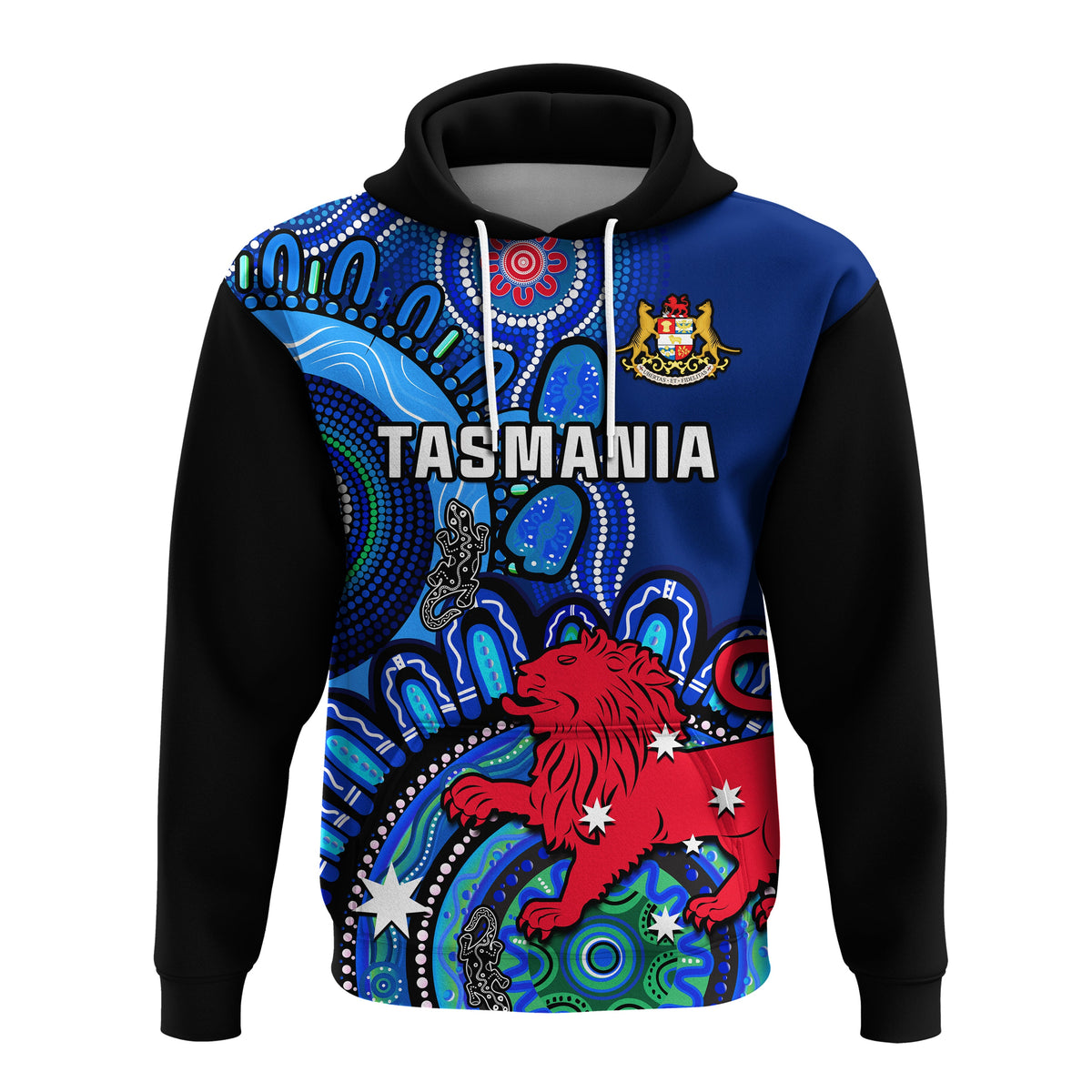 custom-personalised-tasmania-state-hoodie-australian-indigenous-art