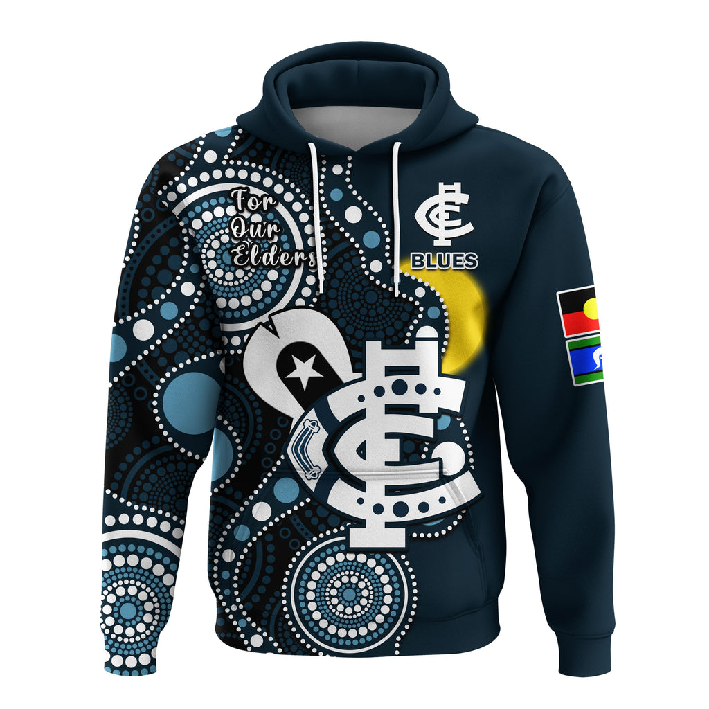 custom-text-and-number-carlton-football-naidoc-2023-hoodie-blues-for-our-elders-indigenous-art