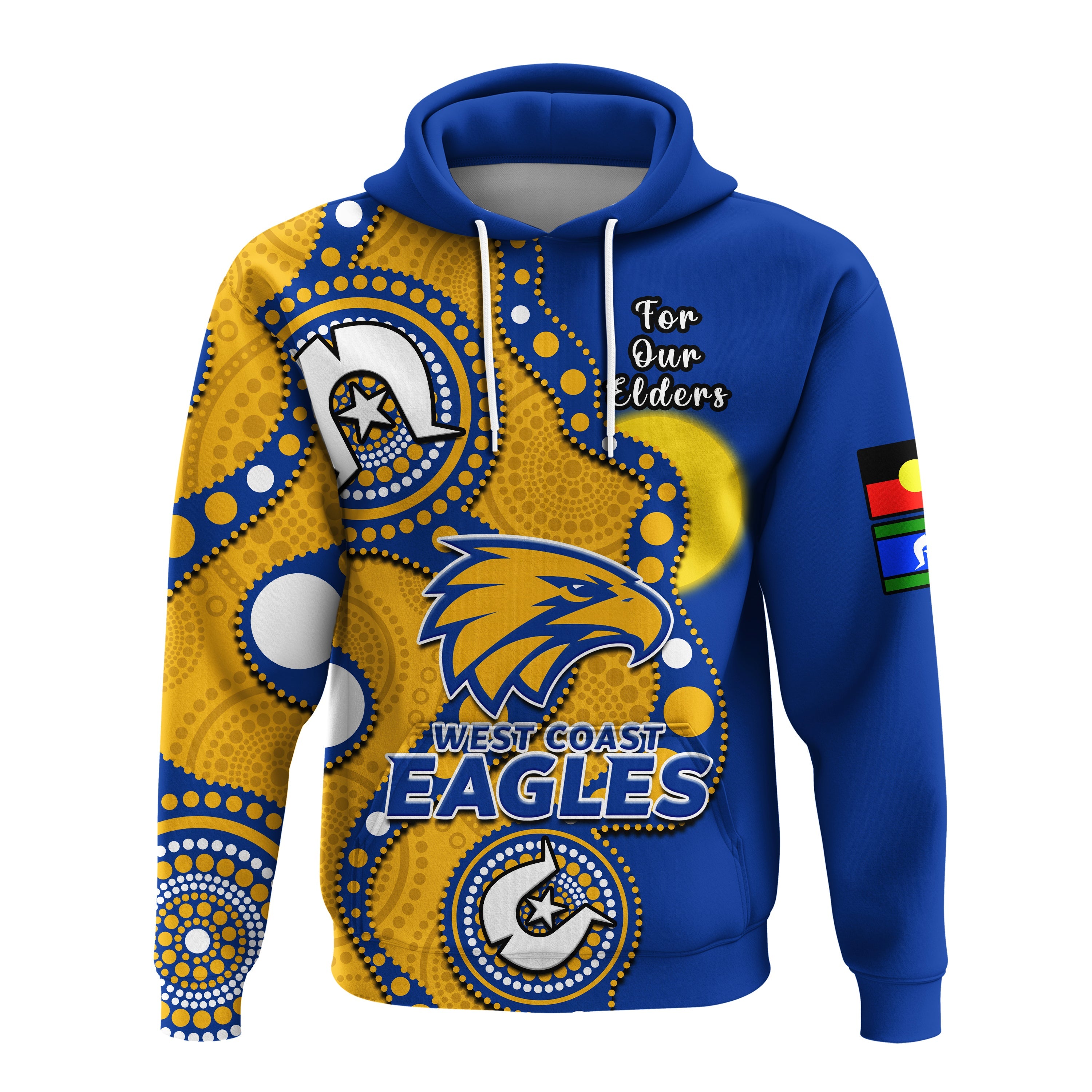 custom-text-and-number-west-coast-eagles-football-naidoc-2023-hoodie-indigenous-for-our-elders