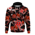 custom-text-and-number-melbourne-renegades-cricket-hoodie-aboriginal-art-mix-tropical-flowers