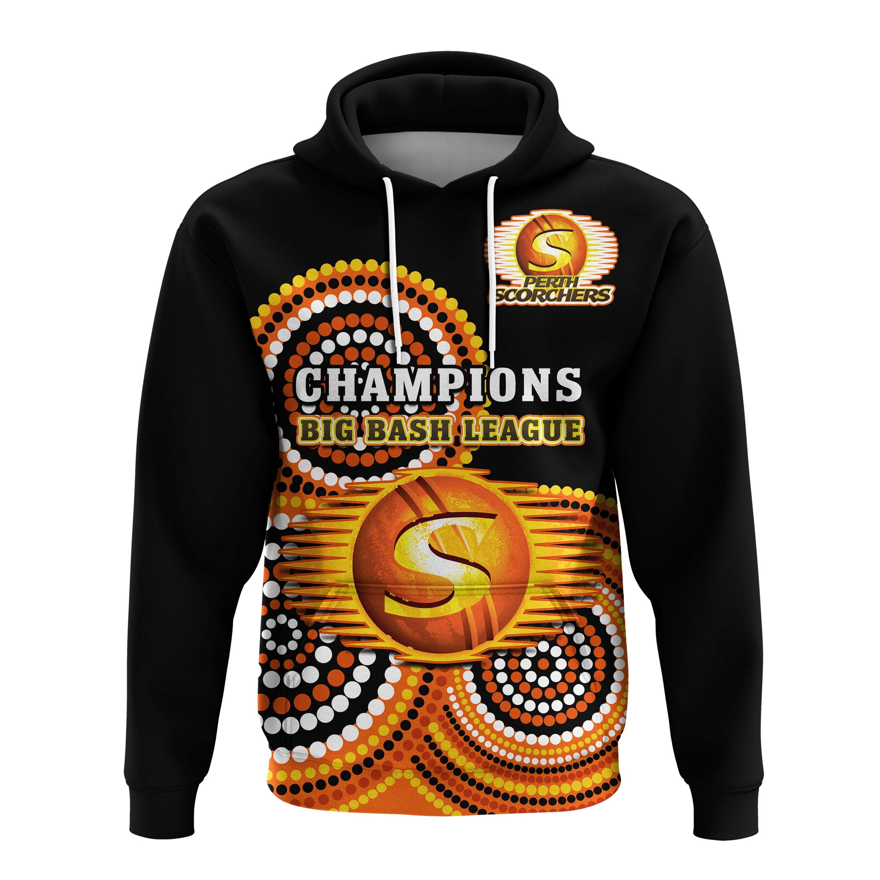 perth-scorchers-cricket-hoodie-champions-bbl12-proud-indigenous-art