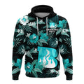 custom-text-and-number-brisbane-heat-cricket-hoodie-aboriginal-art-mix-tropical-flowers