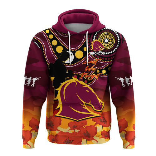 custom-text-and-number-brisbane-broncos-rugby-anzac-2023-hoodie-aboriginal-mix-poppy-lest-we-forget