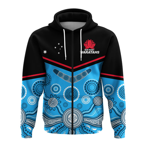 custom-text-and-number-waratahs-super-rugby-2023-hoodie-nsw-tahs-indigenous-art