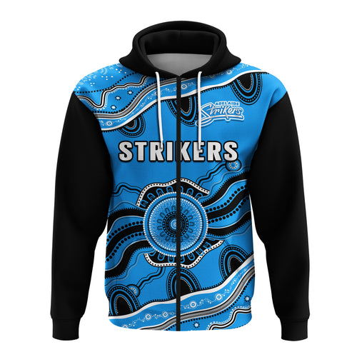 custom-text-and-number-adelaide-strikers-cricket-hoodie-aboriginal-painting