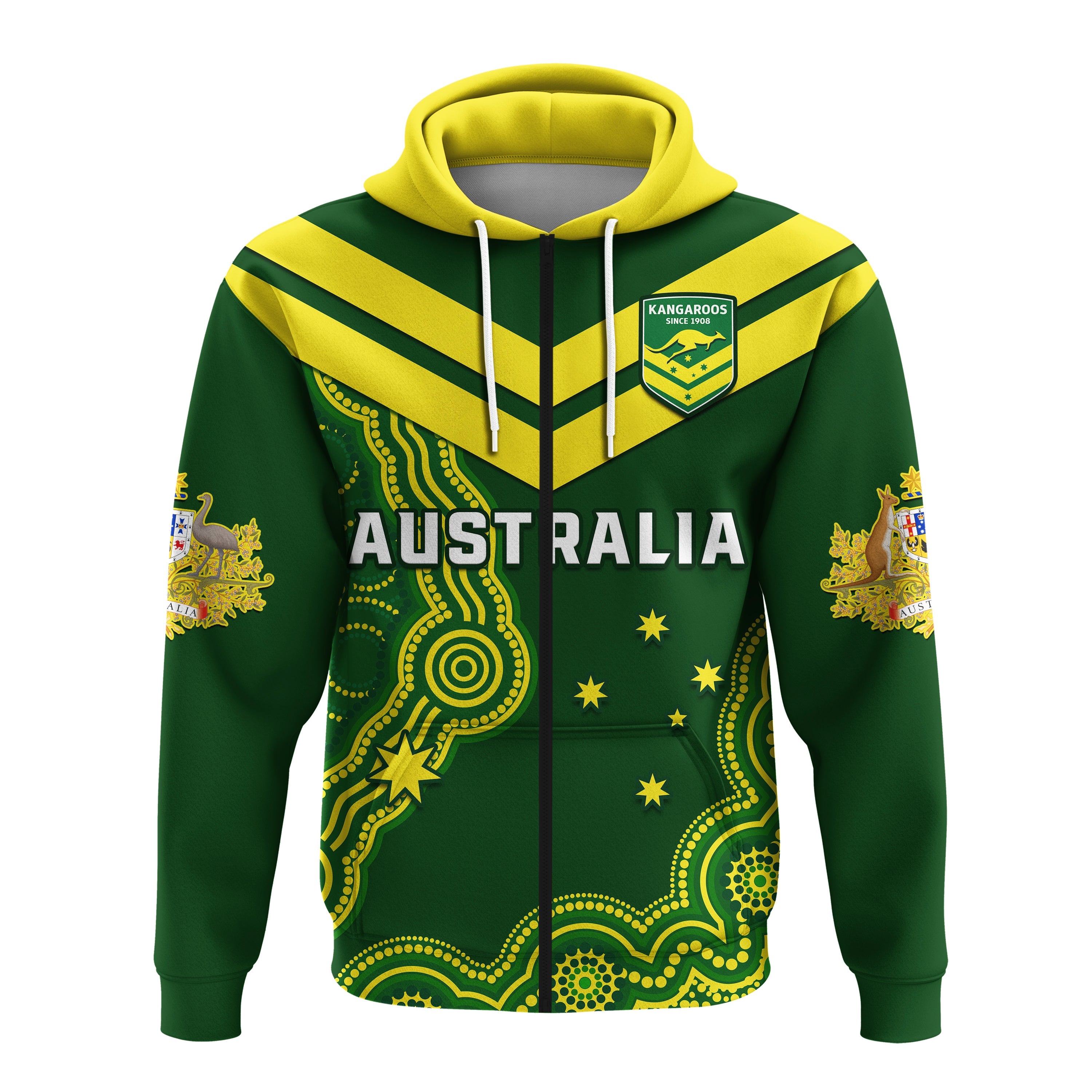 custom-text-and-number-australia-rugby-hoodie-the-kangaroos-champions-pacific-indigenous