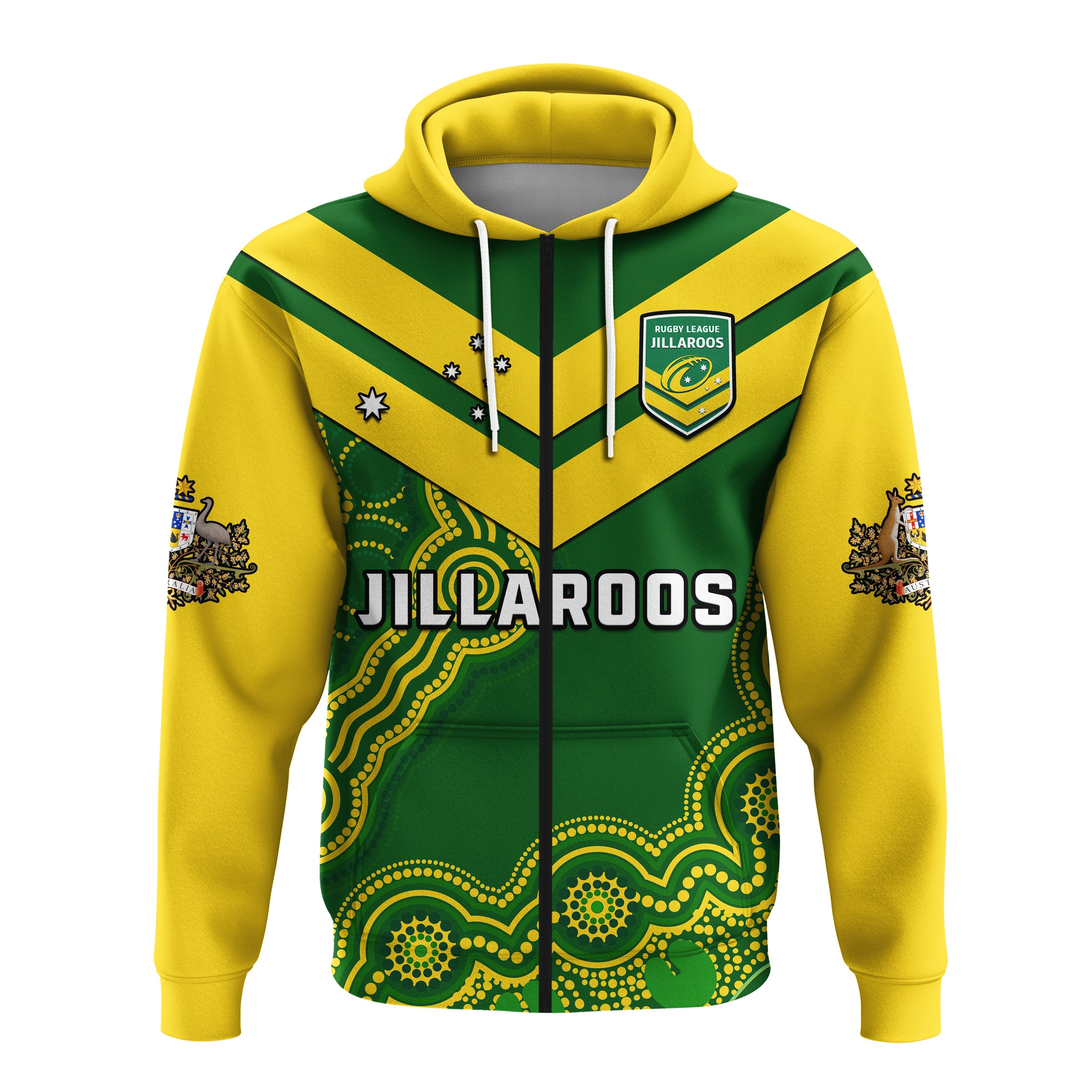 custom-text-and-number-australia-rugby-hoodie-jillaroos-champions-indigenous-green-style