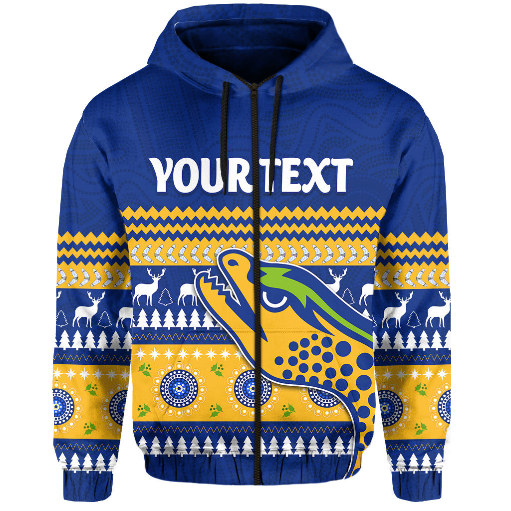custom-personalised-eels-indigenous-zip-hoodie-parramatta-christmas