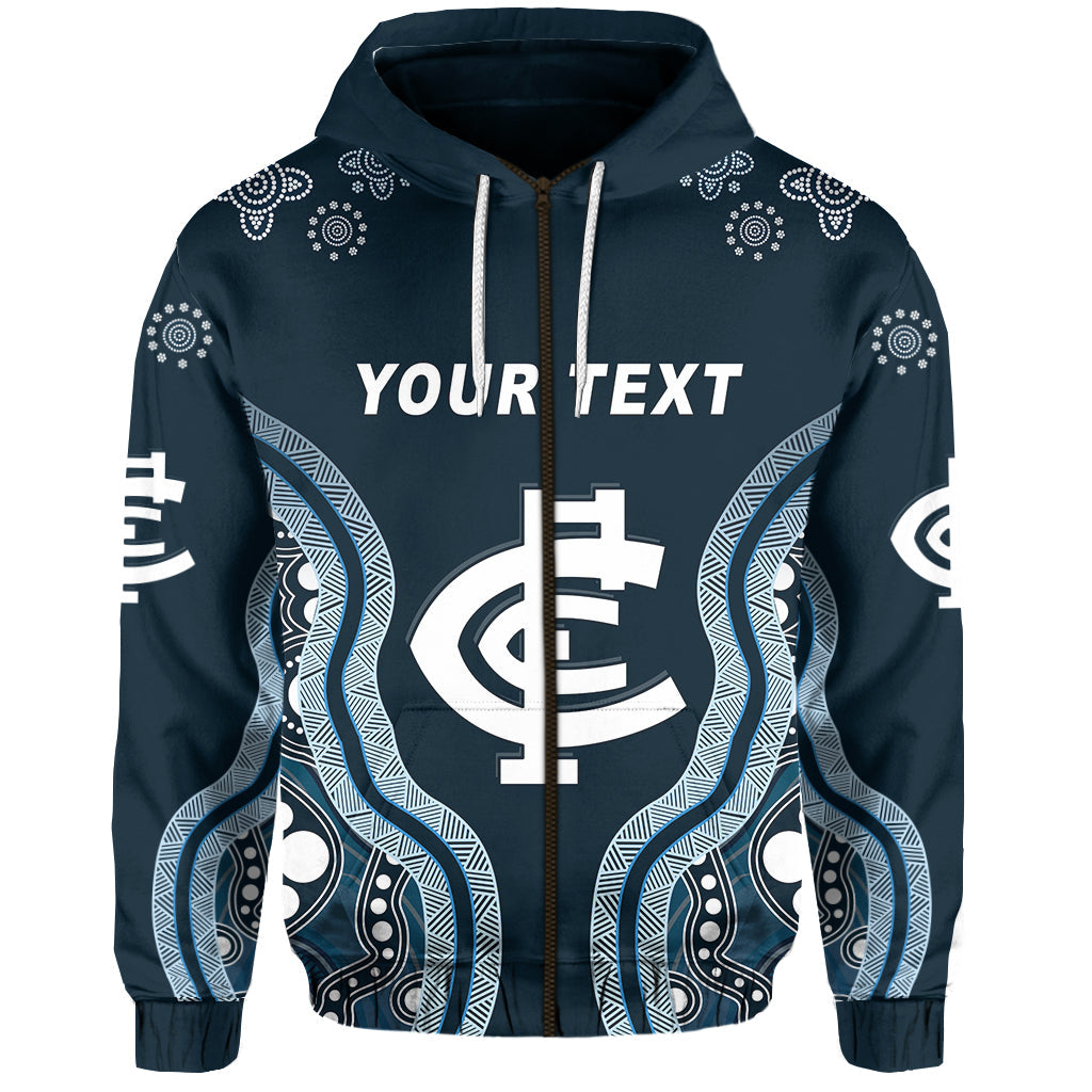 custom-personalised-go-blues-zip-hoodie-simple-indigenous