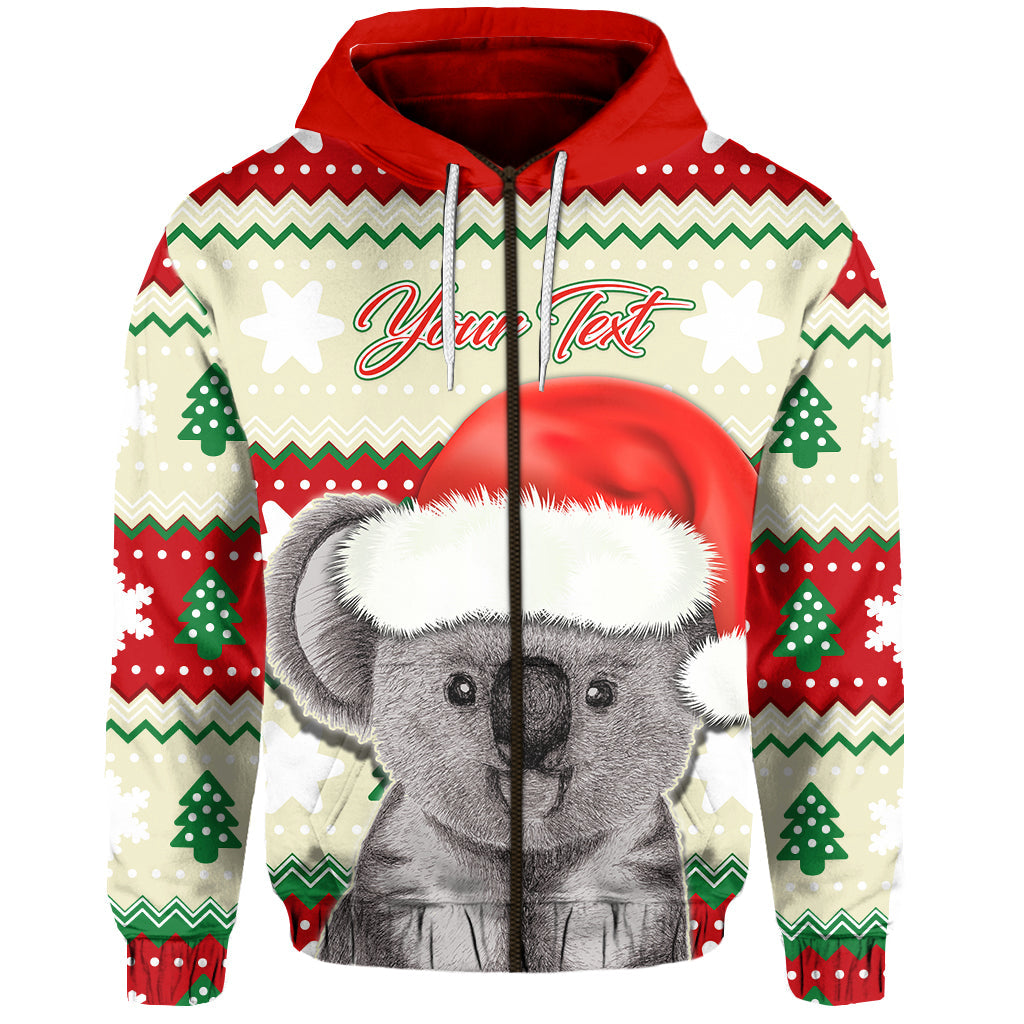 custom-personalised-australia-merry-christmas-zip-hoodie-koala-lovers