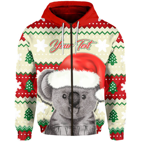 custom-personalised-australia-merry-christmas-zip-hoodie-koala-lovers