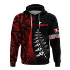 custom-personalised-waitangi-day-hoodie-maori-mix-fern-style-red