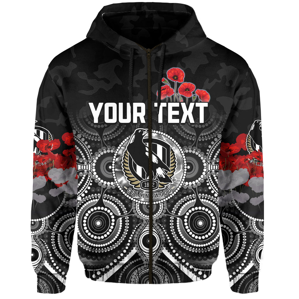 custom-personalised-magpies-anzac-2022-hoodie-collingwood-football-aboriginal-poppy-flowers