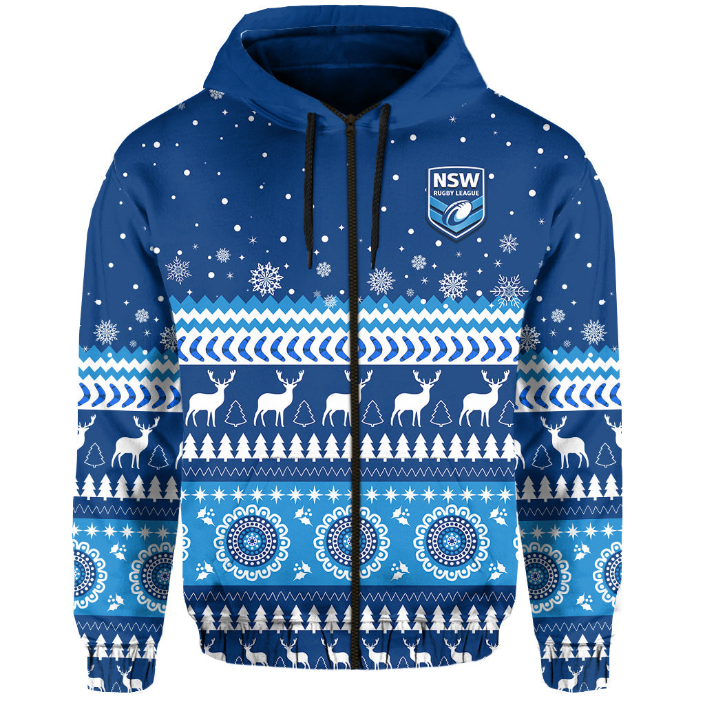 custom-personalised-new-south-wales-christmas-zip-hoodie-nsw-rugby-indigenous