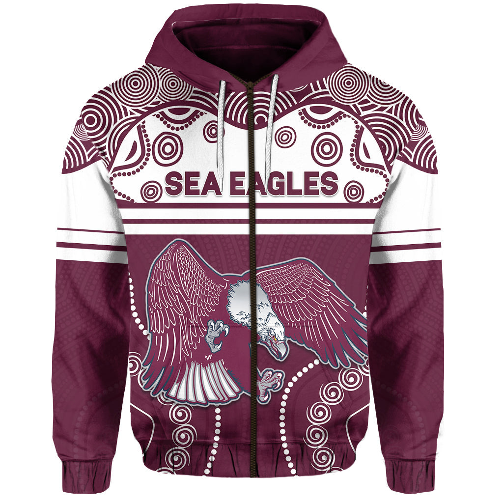 custom-personalised-sea-eagles-indigenous-zip-hoodie-manly-forever-custom-text-and-number