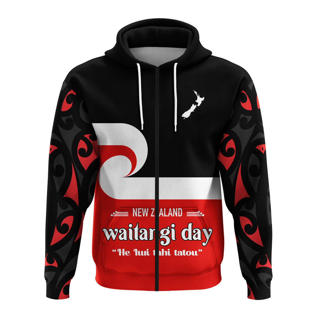 custom-personalised-waitangi-day-hoodie-maori-fern-and-tino-rangatiratanga-flag