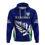 Warriors Anzac 2022 Hoodie Maori Pattern Always Remember Them LT13