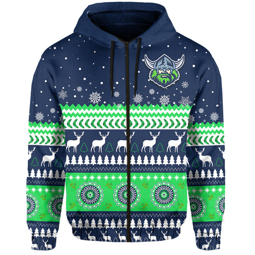 custom-personalised-raiders-zip-hoodie-canberra-merry-christmas-the-milk