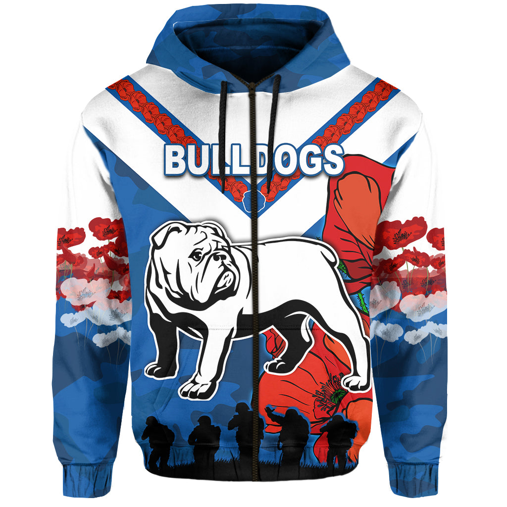 custom-personalised-bulldogs-anzac-day-hoodie-poppy-lest-we-forget