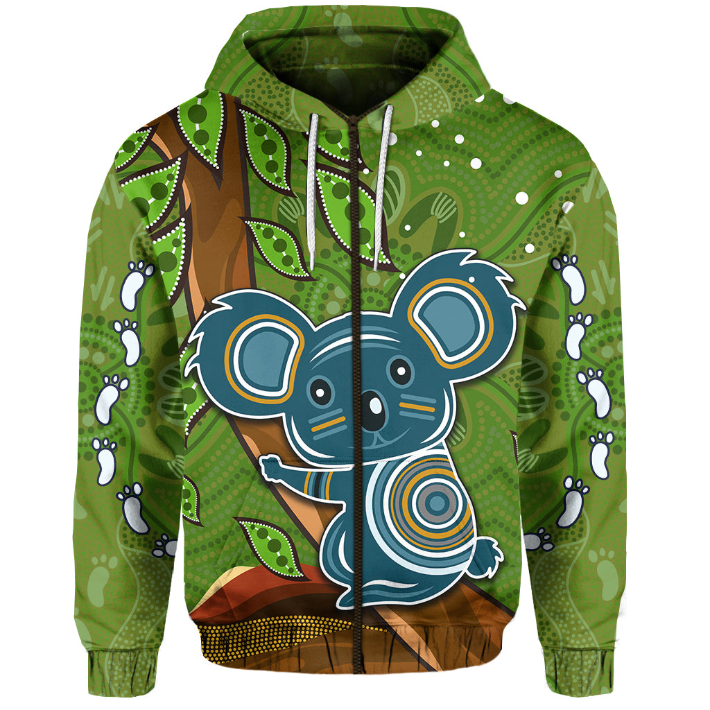 koala-climbing-tree-zip-hoodie-aboriginal-aussie
