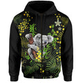 golden-wattle-zip-hoodie-koala-australia-acacia-pycnantha-version-simple