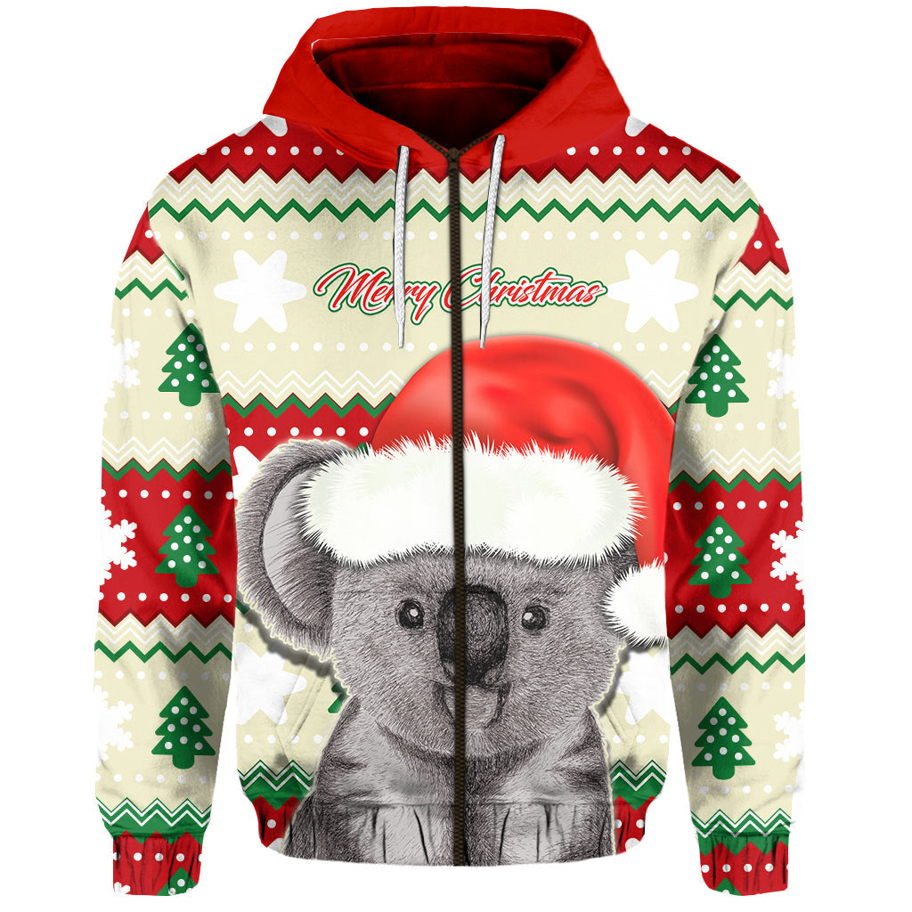 australia-merry-christmas-zip-hoodie-koala-lovers