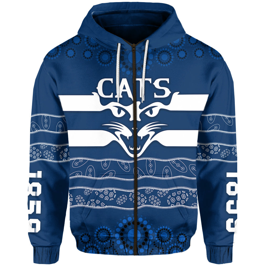custom-personalised-cats-indigenous-zip-hoodie-football-geelong-custom-text-and-number