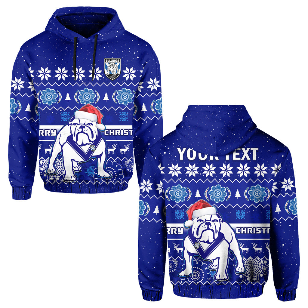 custom-personalised-bulldogs-rugby-christmas-hoodie-berries-merry-xmas-aboriginal-art