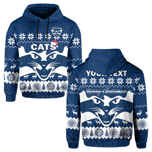 custom-personalised-cats-football-christmas-hoodie-geelong-aboriginal-painting