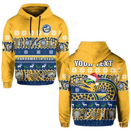 custom-personalised-parramatta-eels-christmas-hoodie-parra-aboriginal-art-merry-xmas