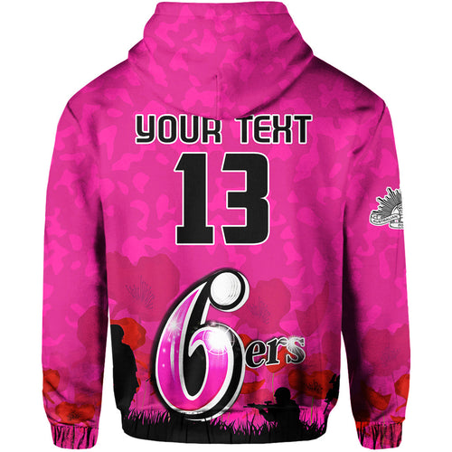 custom-text-and-number-sydney-sixers-cricket-hoodie-anzac-day-camouflage-poppy-lest-we-forget