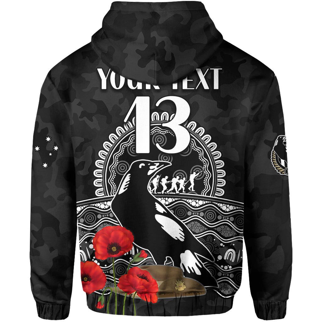 custom-text-and-number-magpies-football-anzac-day-hoodie-speical-poppy-mix-aboriginal